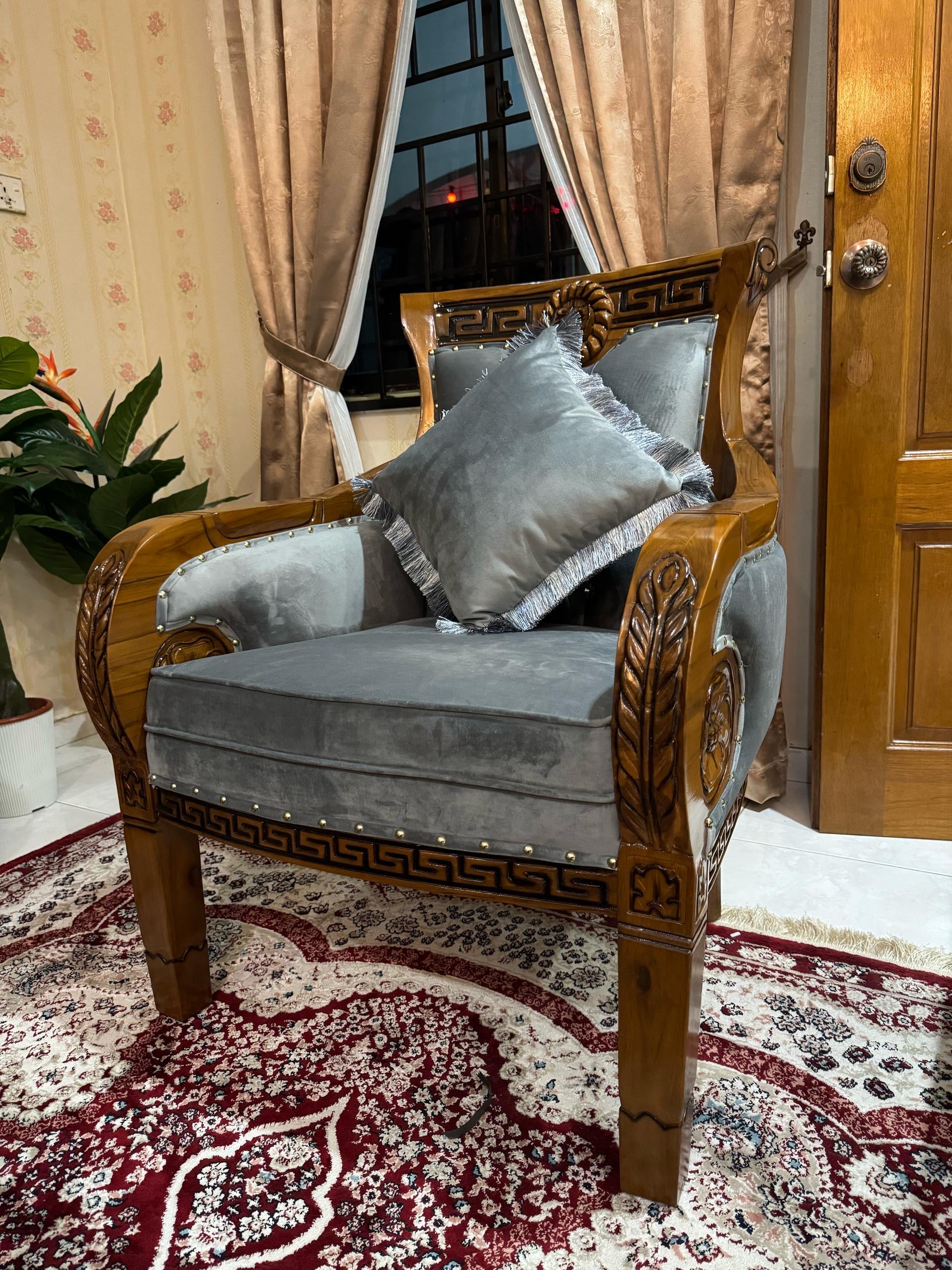 SET SOFA SERENA 3+2+1+1 & MEJA KOPI BESAR 1 DAN KOPI KECIL 1 GRED A - CUSTOME EDITION